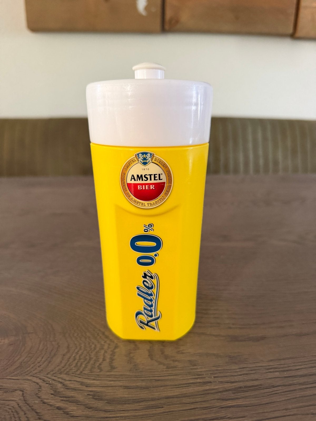 Amstel Radler 0.0% bidon - Geel met wit, Ophalen of Verzenden, Nieuw