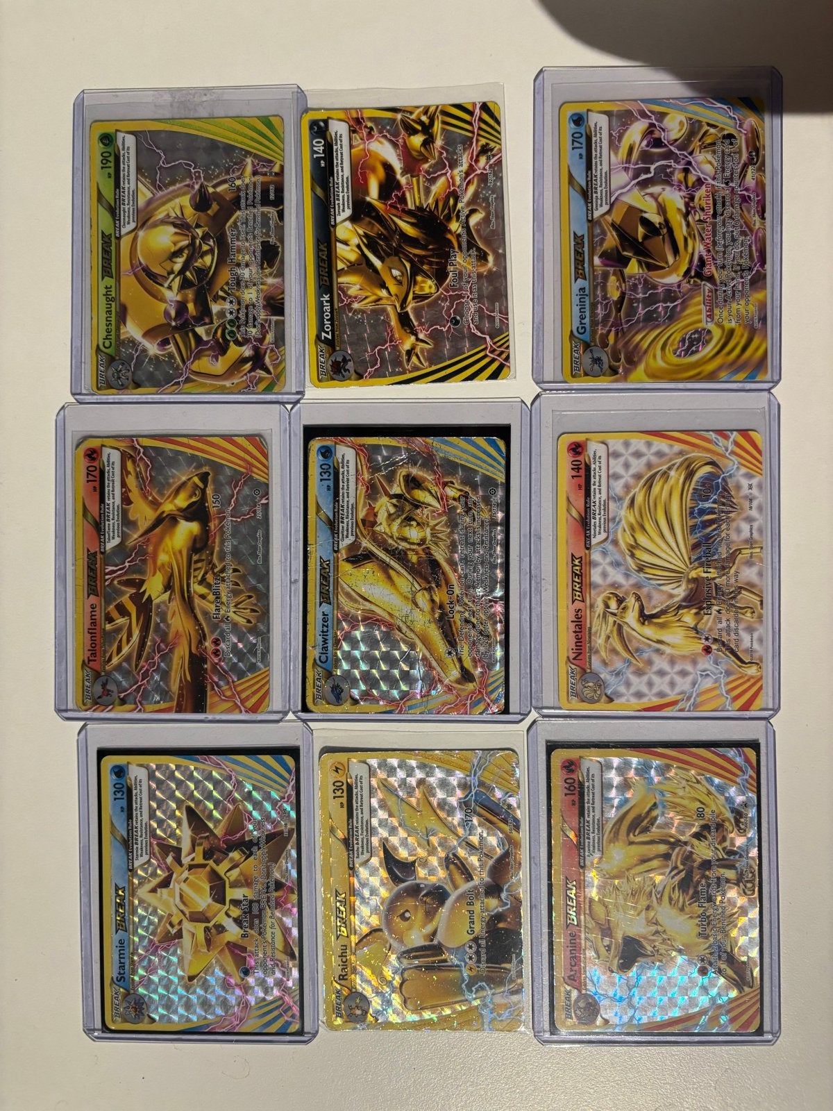 Pokémon BREAK kaarten, Ophalen, Gebruikt, Meerdere kaarten, Foil