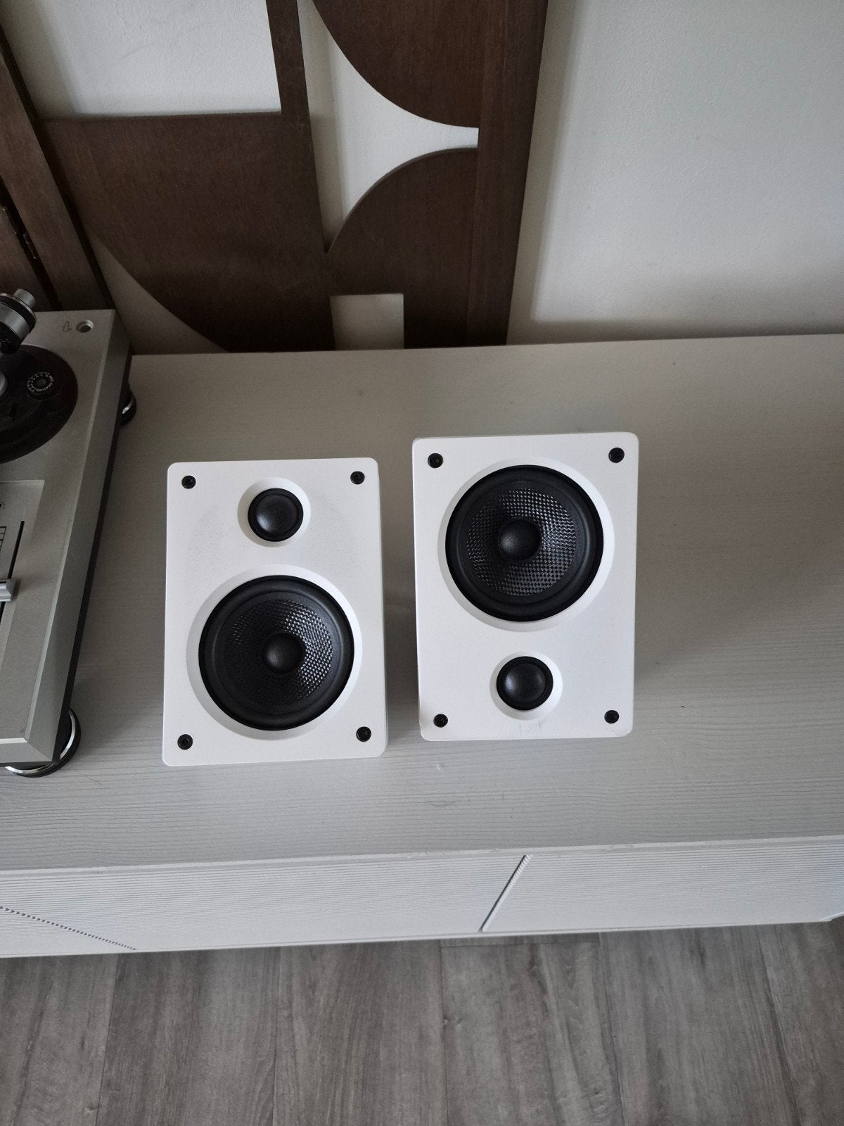teufel dolby atmos effect speakers wit als nieuw, Audio, Tv en Foto, Luidsprekers, Overige merken, Overige typen, Ophalen of Verzenden