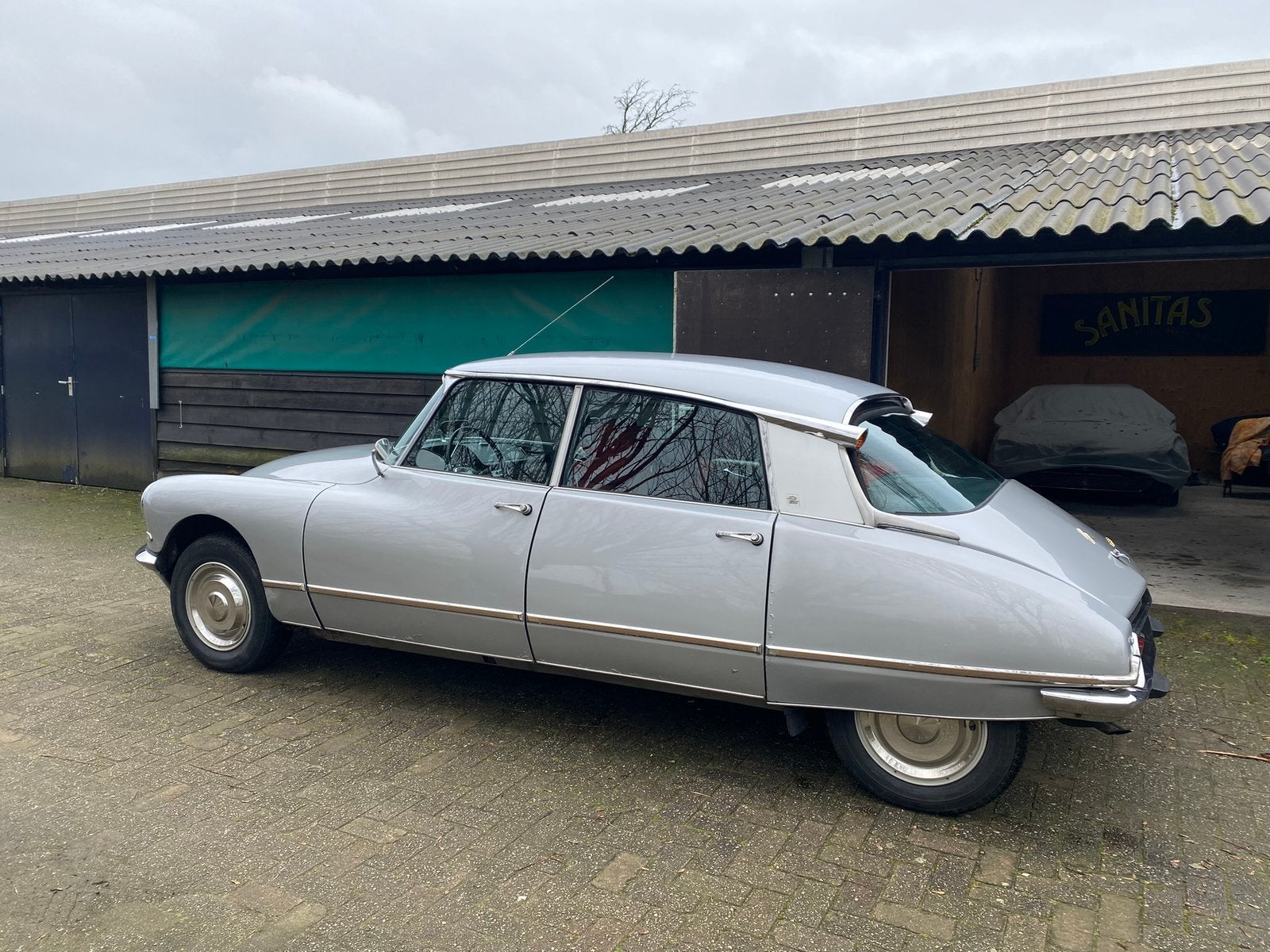 Citroën DS 21 pallas halfautomaat 1967 Grijs, foto 2