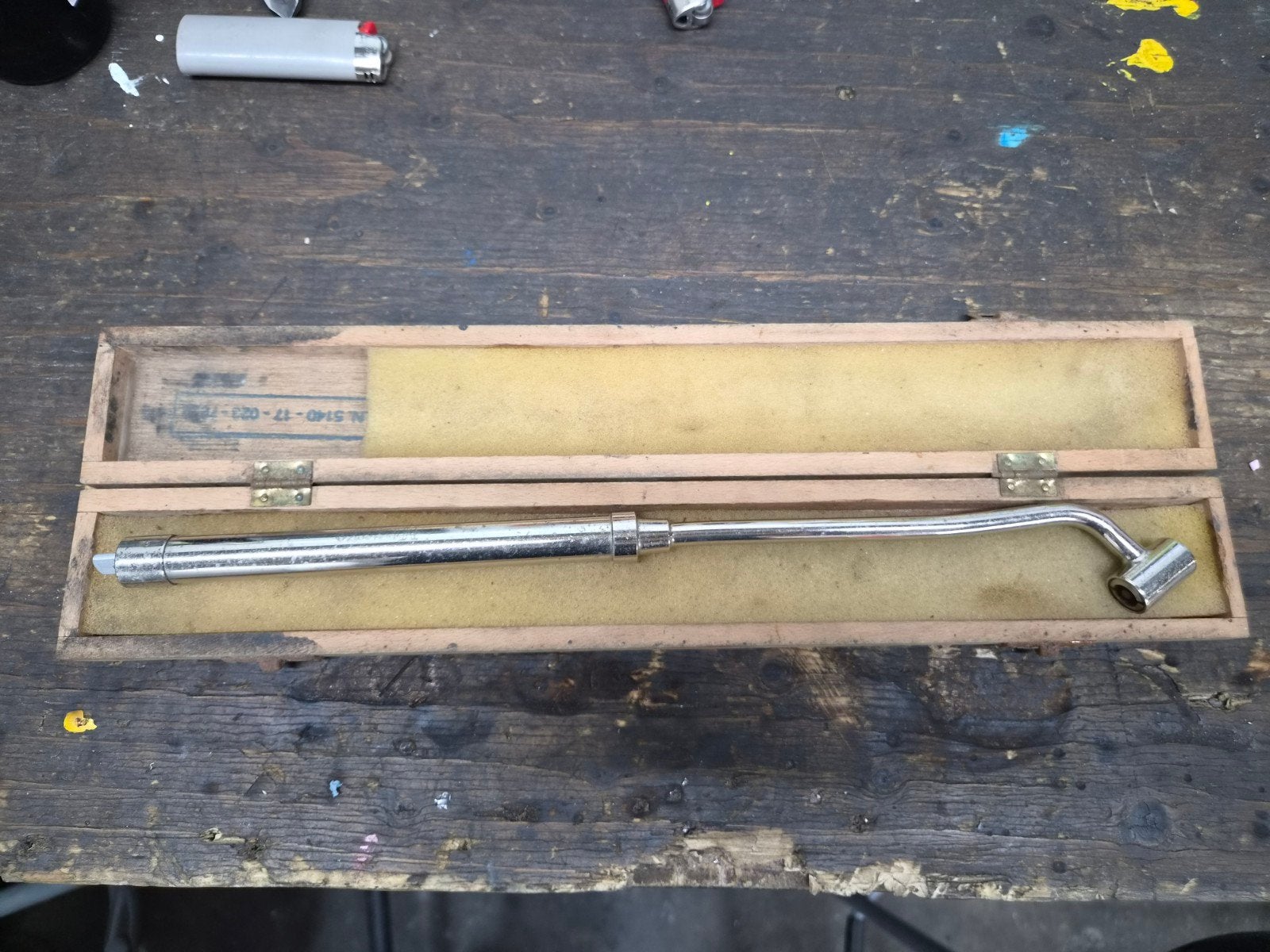 Antieke Messko bandendruk meter, Ophalen of Verzenden