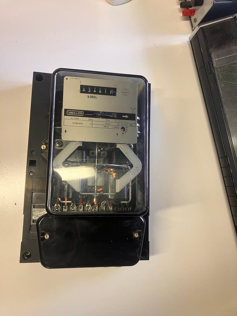 Landis & Gyr kWh meter, Ophalen of Verzenden, Gebruikt