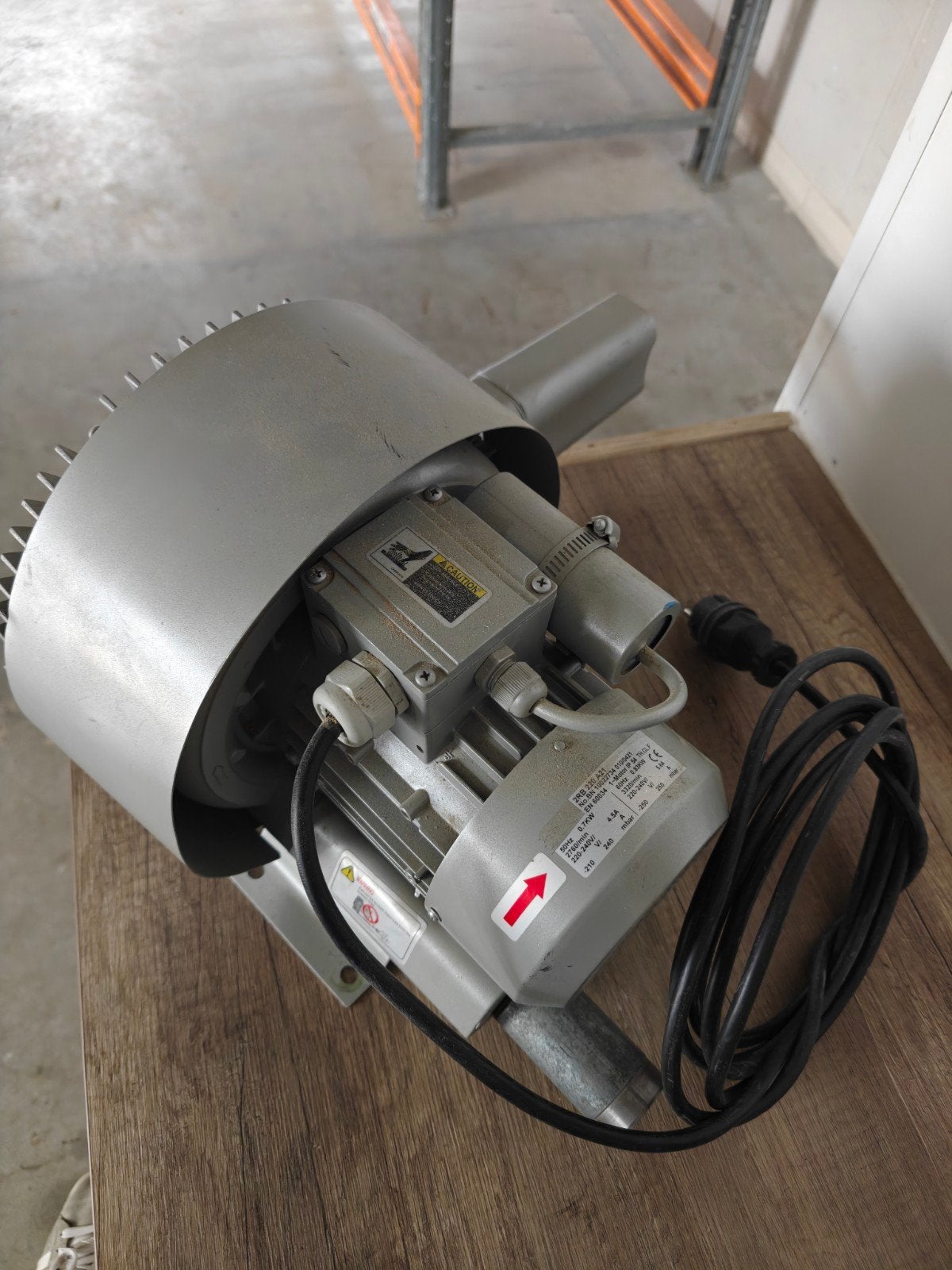 Vacuumpomp, Ophalen