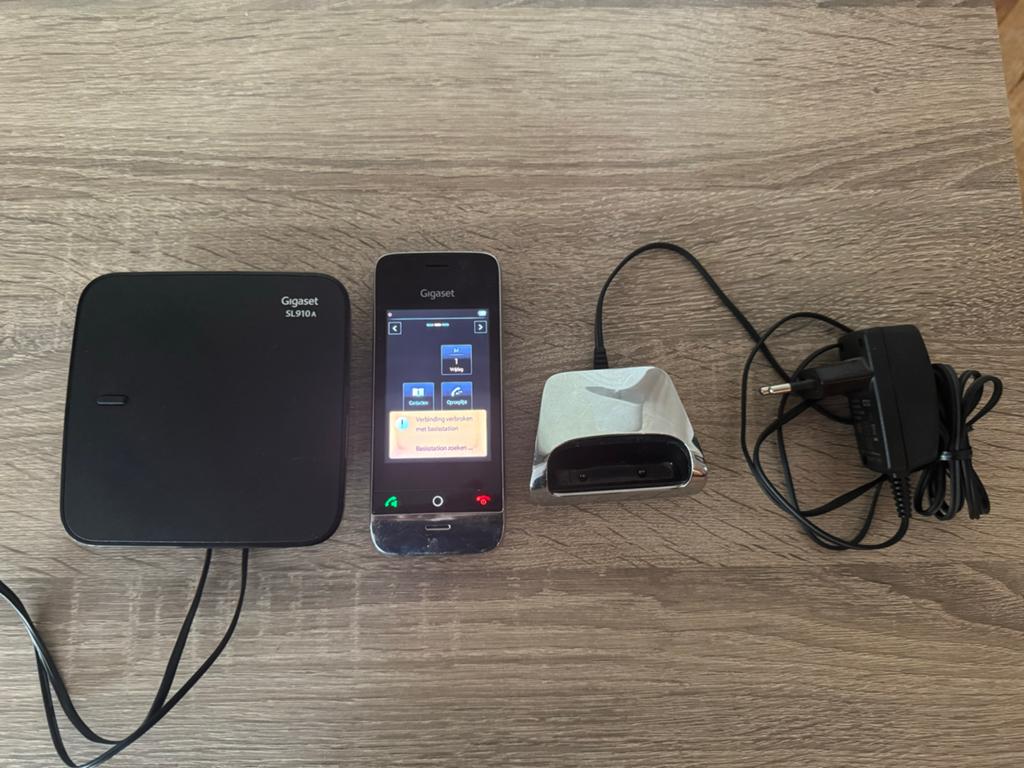 Gigaset SL910A draadloze telefoon met antwoordapparaat, Ophalen of Verzenden, Zo goed als nieuw, 1 handset, Stralingsarm