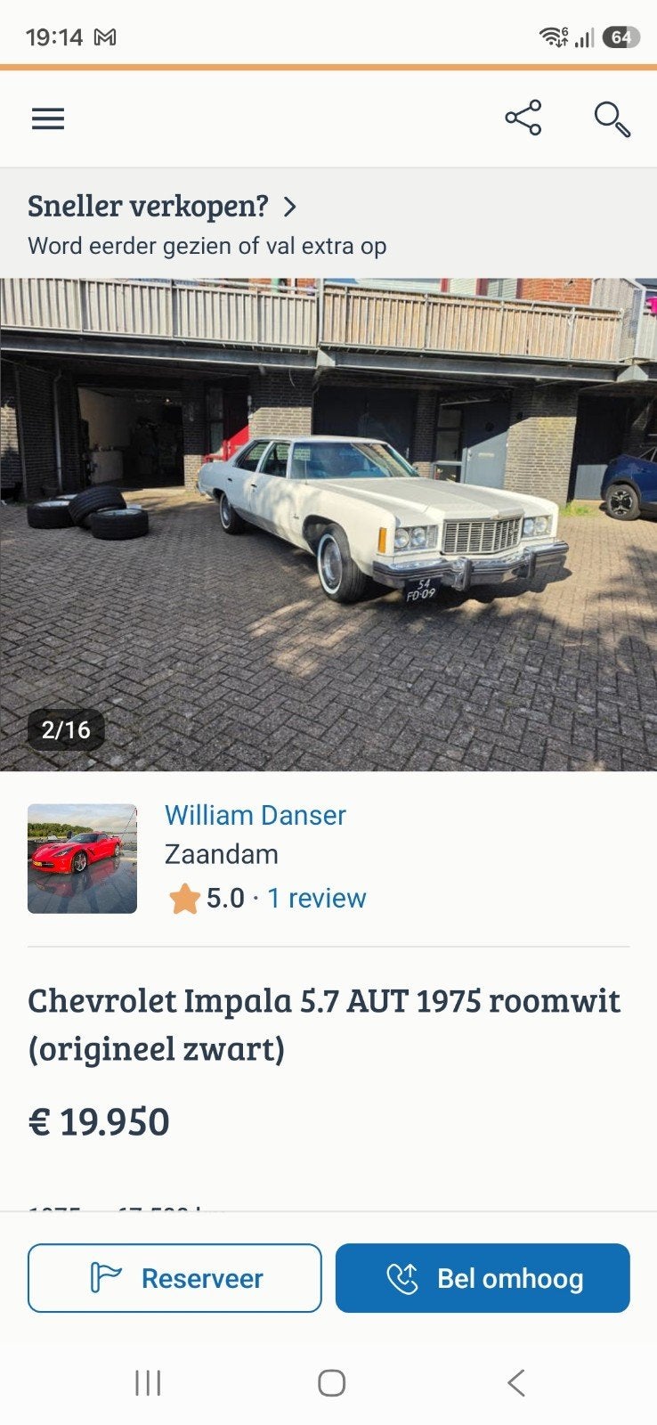 Ford LTD 5.0 V8 uit 1979 Zwarte sedan Europese uitvoering, foto 6