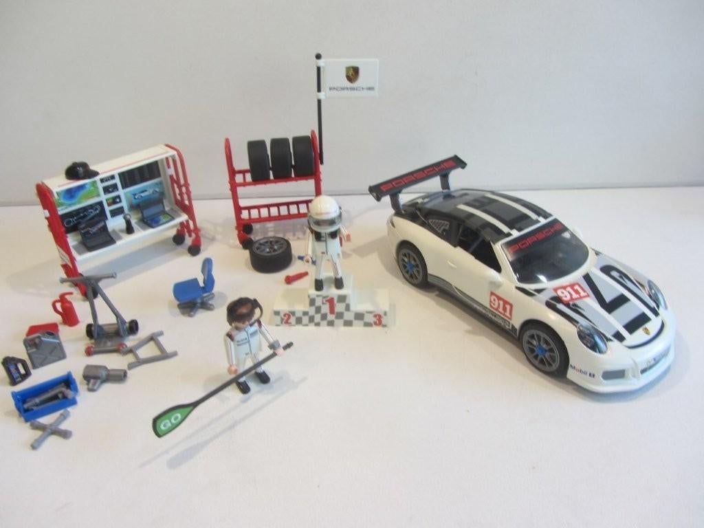 PLAYMOBIL Porsche 911 GT3 Cup 9225 met licht, Ophalen of Verzenden, Gebruikt, Los playmobil