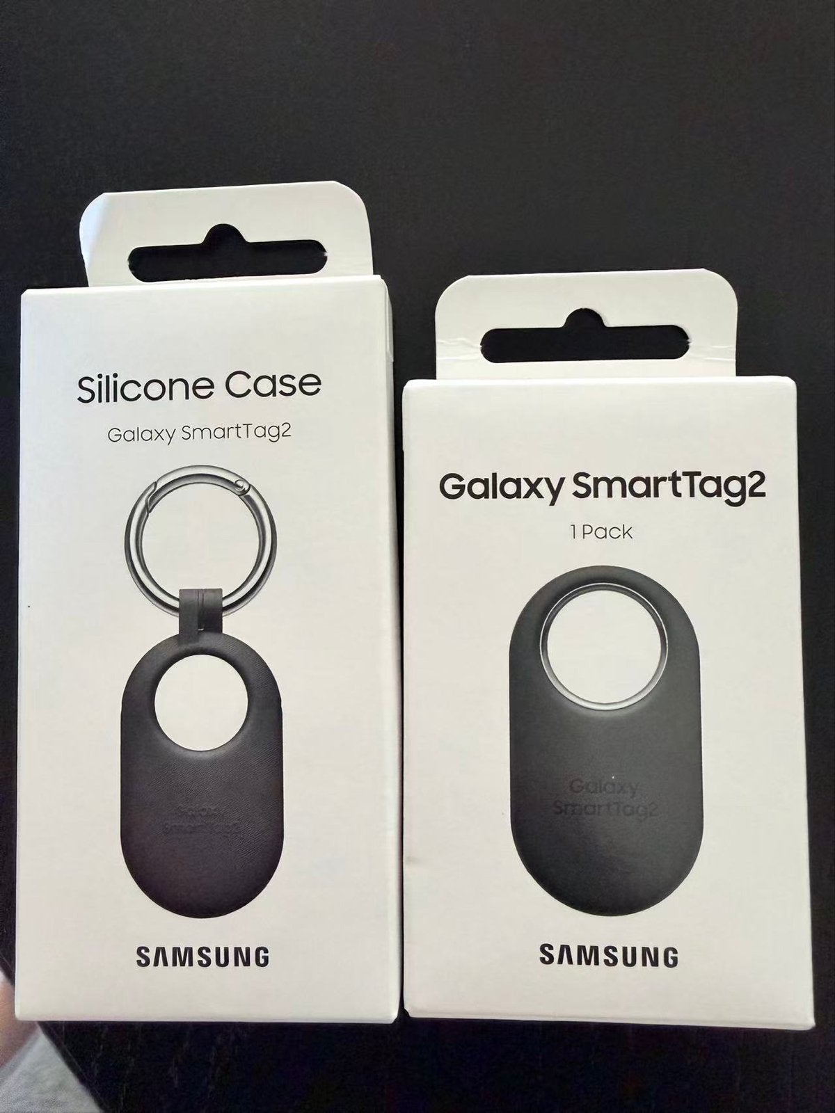 2 Samsung Galaxy SmartTag2 met siliconen hoesje, Telecommunicatie, Ophalen of Verzenden, Zo goed als nieuw, Overige typen, Samsung