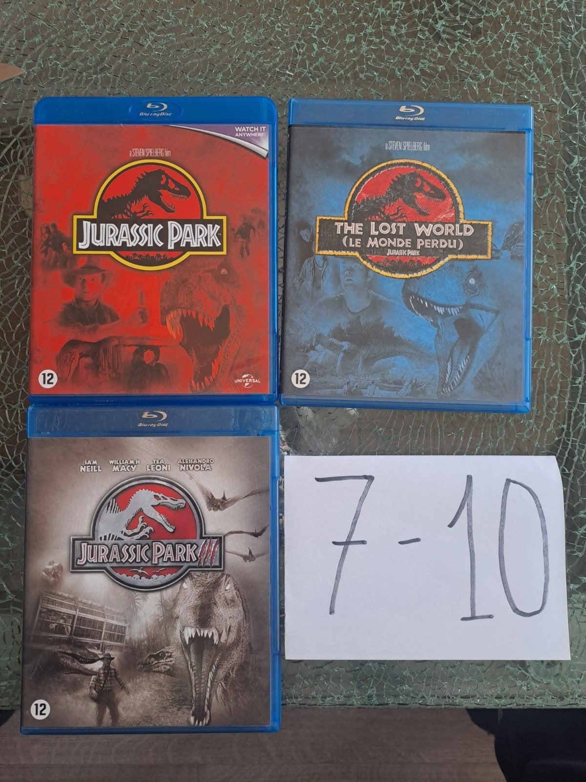 Jurassic Park Trilogie Blu-ray (Deel 1, 2, 3), Nederlands, Actie, Ophalen of Verzenden, Vanaf 12 jaar