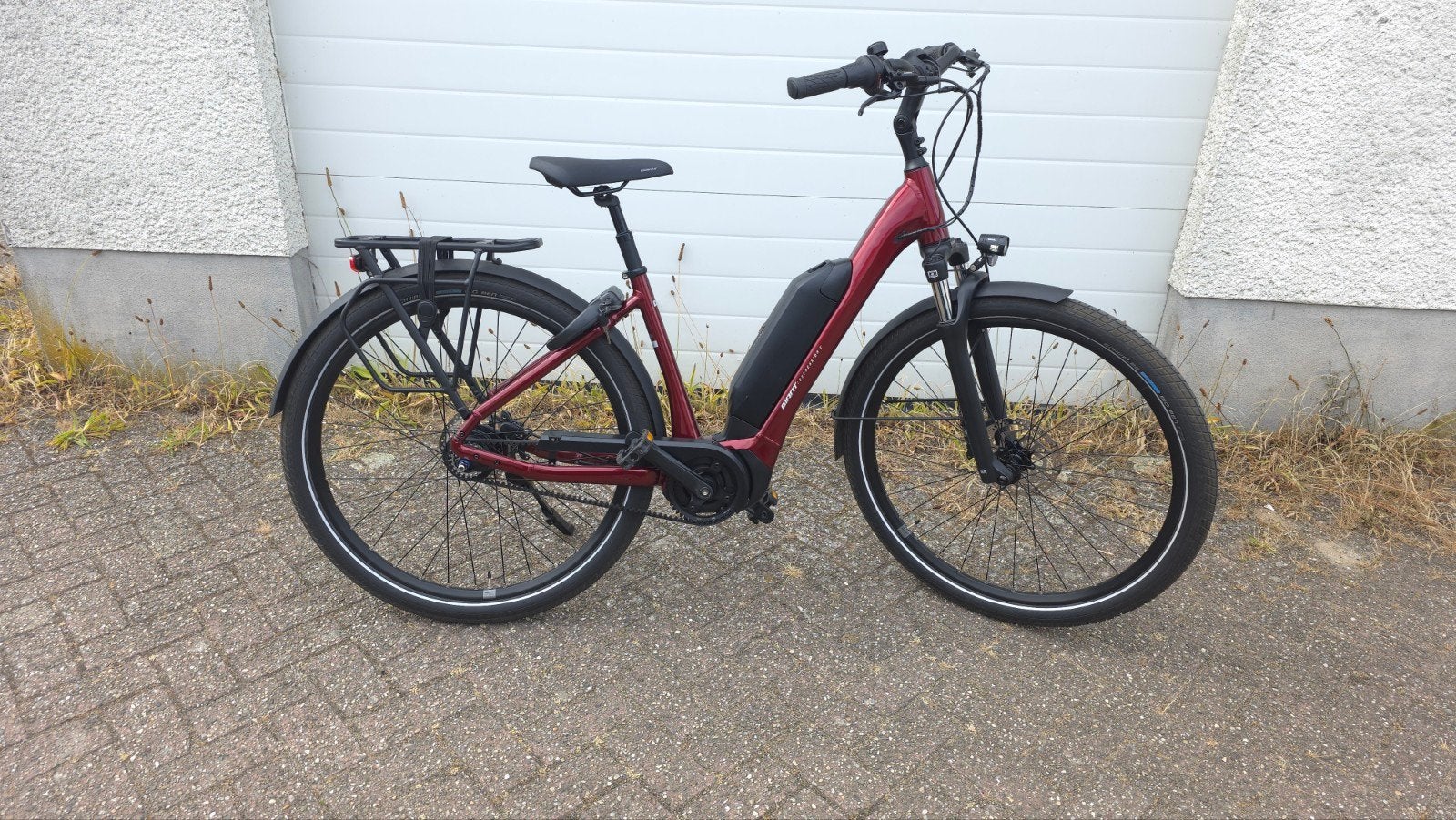 Giant elektrische fiets nieuwstaat riemaangedreven frame S, Ophalen of Verzenden
