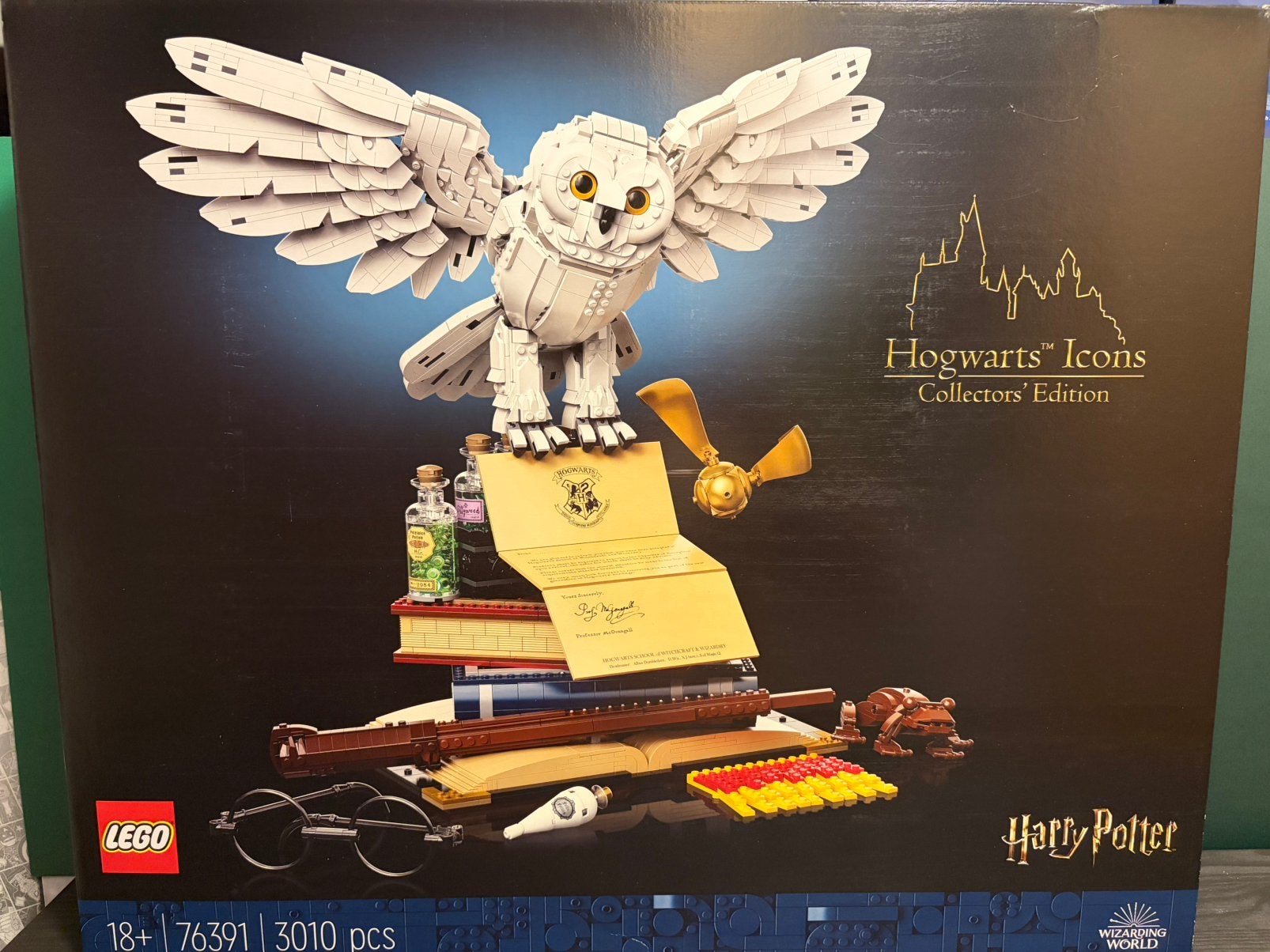 LEGO 76391 Hogwarts Icons Collectors Edition Nieuw, Lego, Ophalen of Verzenden, Complete set, Ongeopend/sealed
