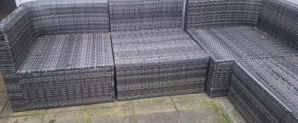 Loungeset tuin (gratis afhalen), Tuin en Terras, Ophalen, Gebruikt, 3 zitplaatsen, Loungeset