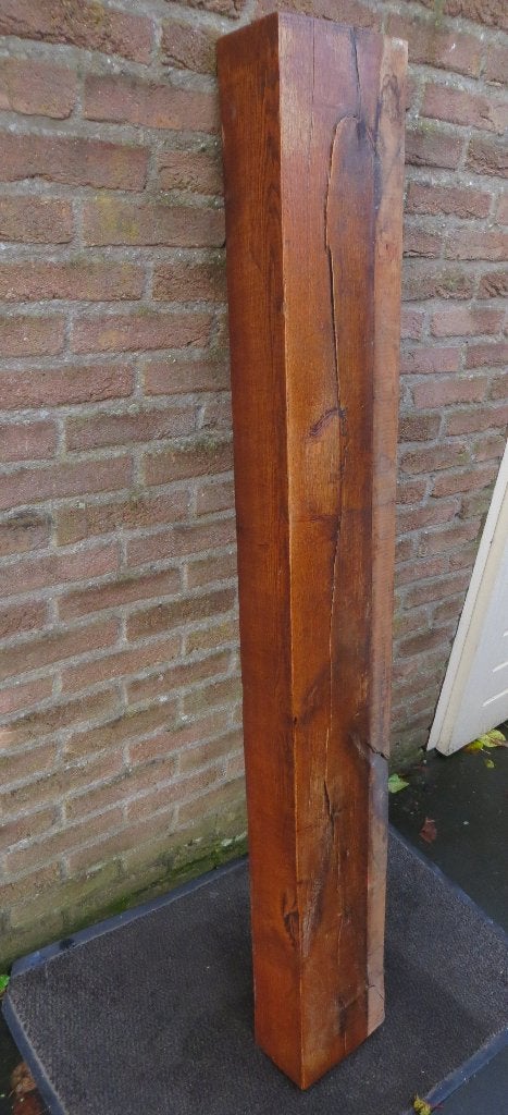 Zware massieve eiken balk, Ophalen, Gebruikt, Eiken, 50 mm of meer