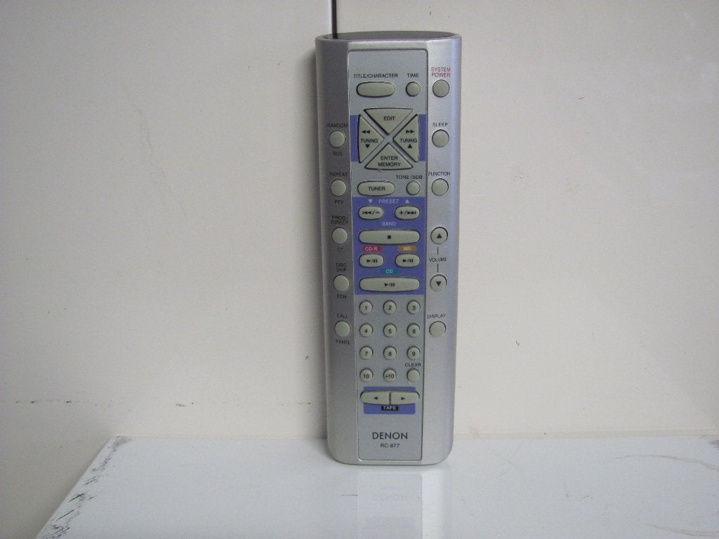 Denon RC-877 afstandsbediening voor receiver, Ophalen of Verzenden, Zo goed als nieuw, Origineel, Receiver of Versterker