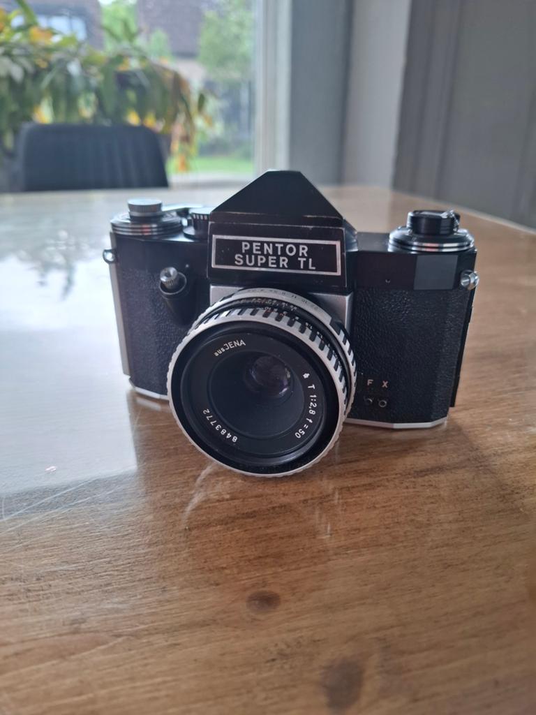 Pentor Super TL Analoge Spiegelreflexcamera met extra lens, Ophalen of Verzenden, Gebruikt, Spiegelreflex, Overige Merken