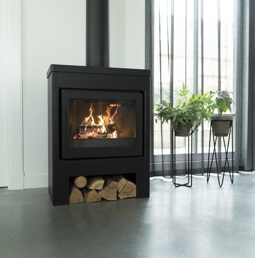 Buntfires Julius 5 ECO bovenaansluiting, Ophalen of Verzenden, Vrijstaand, Buntifres, Nieuw