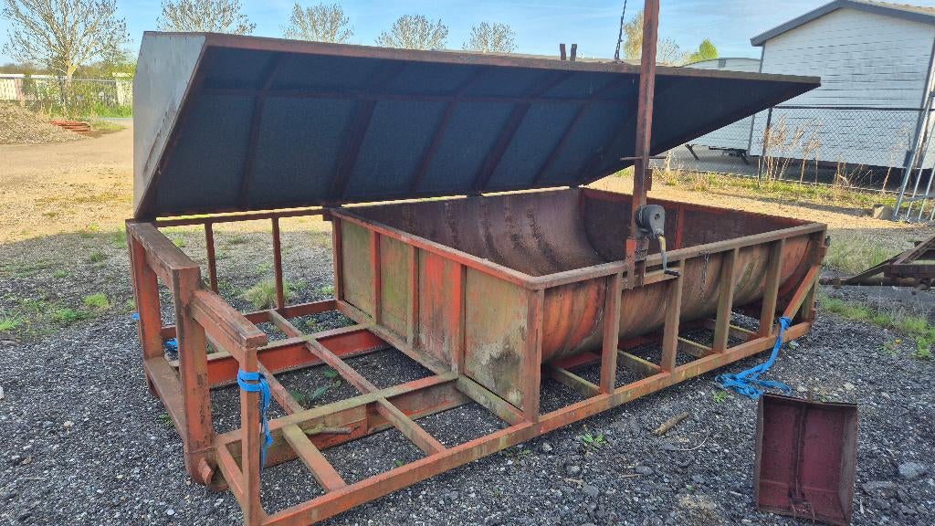 Afval container met klep, Doe-het-zelf en Verbouw, Overige Doe-het-zelf en Verbouw, Ophalen, Gebruikt