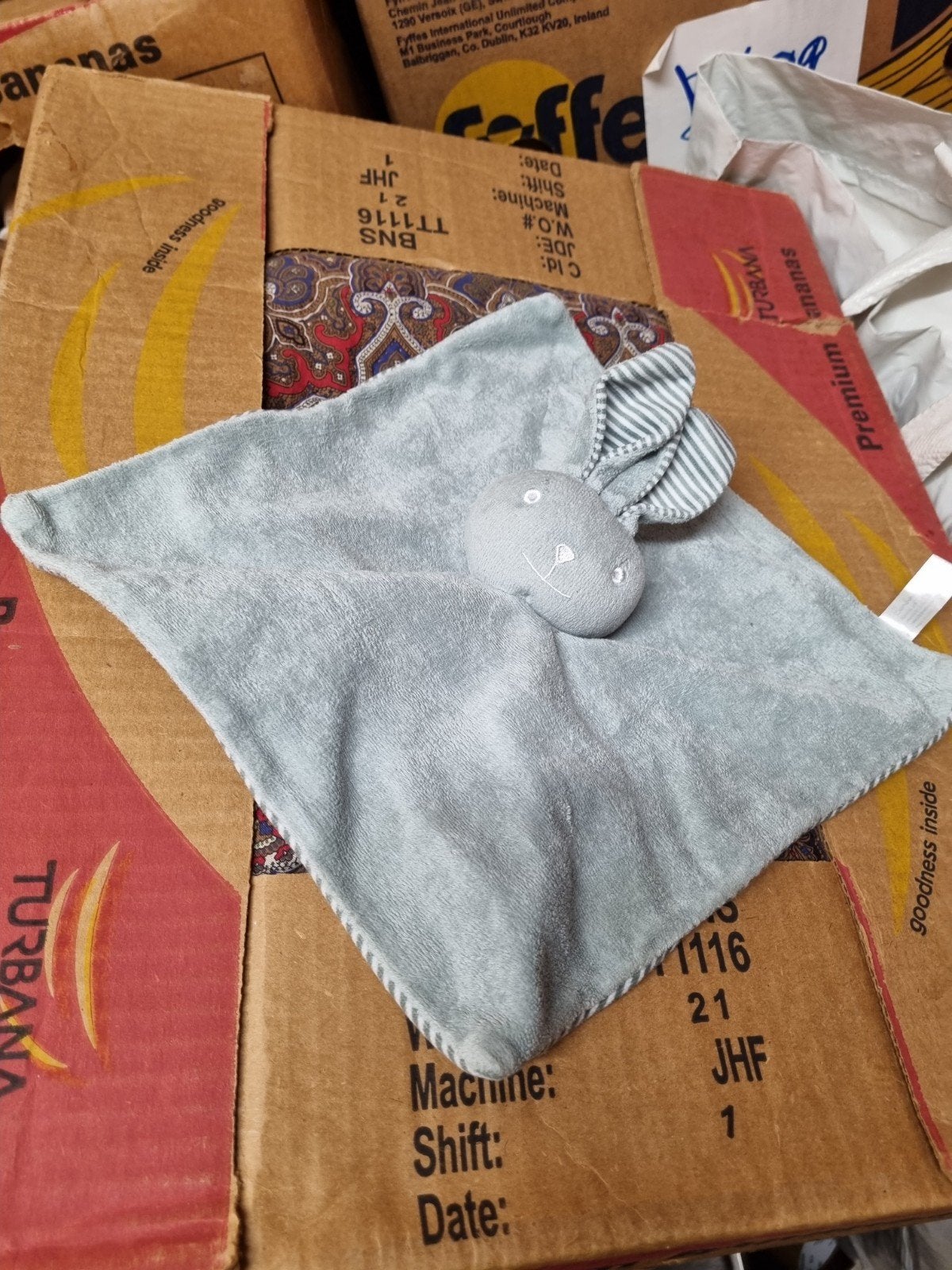 Bambino knuffel doekje konijn nr 22, Ophalen of Verzenden, Nieuw, Konijn