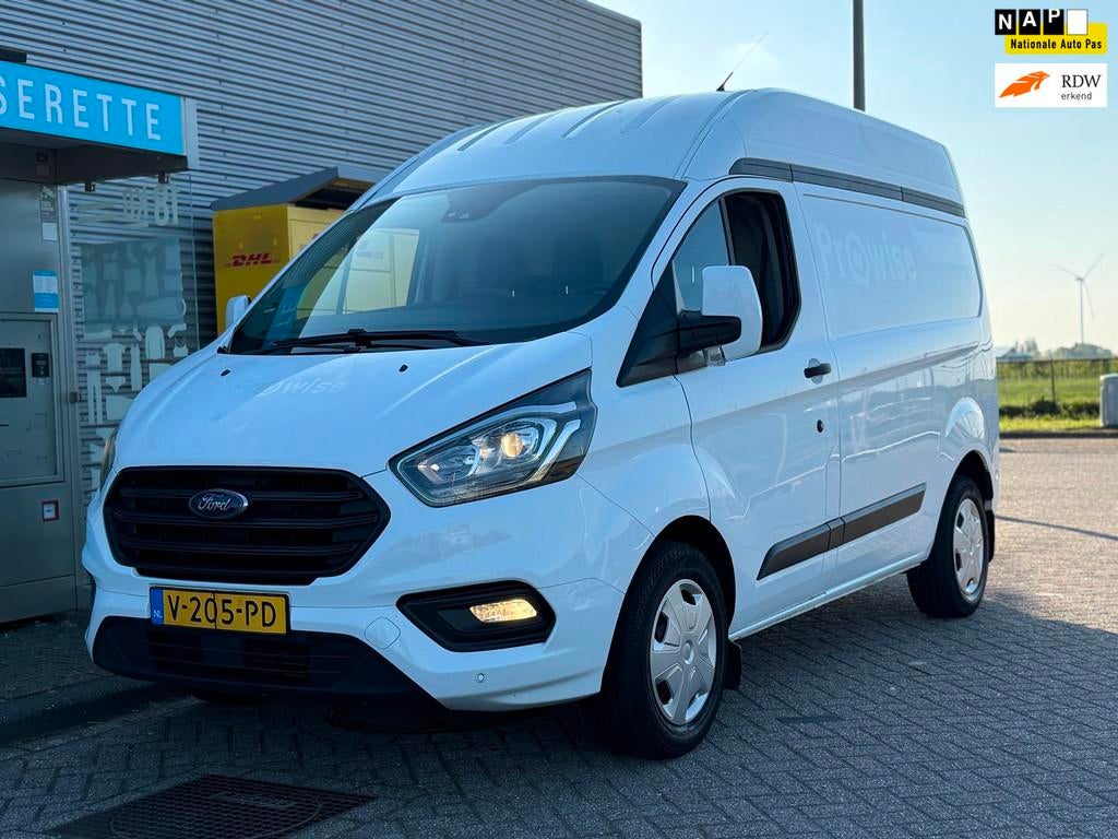 Ford Transit Custom 300 2.0 TDCI AUT L1H2 131PK Bj 2018 Airc, Auto's, Bestelauto's, Bedrijf, Te koop, 360° camera, ABS, Achteruitrijcamera