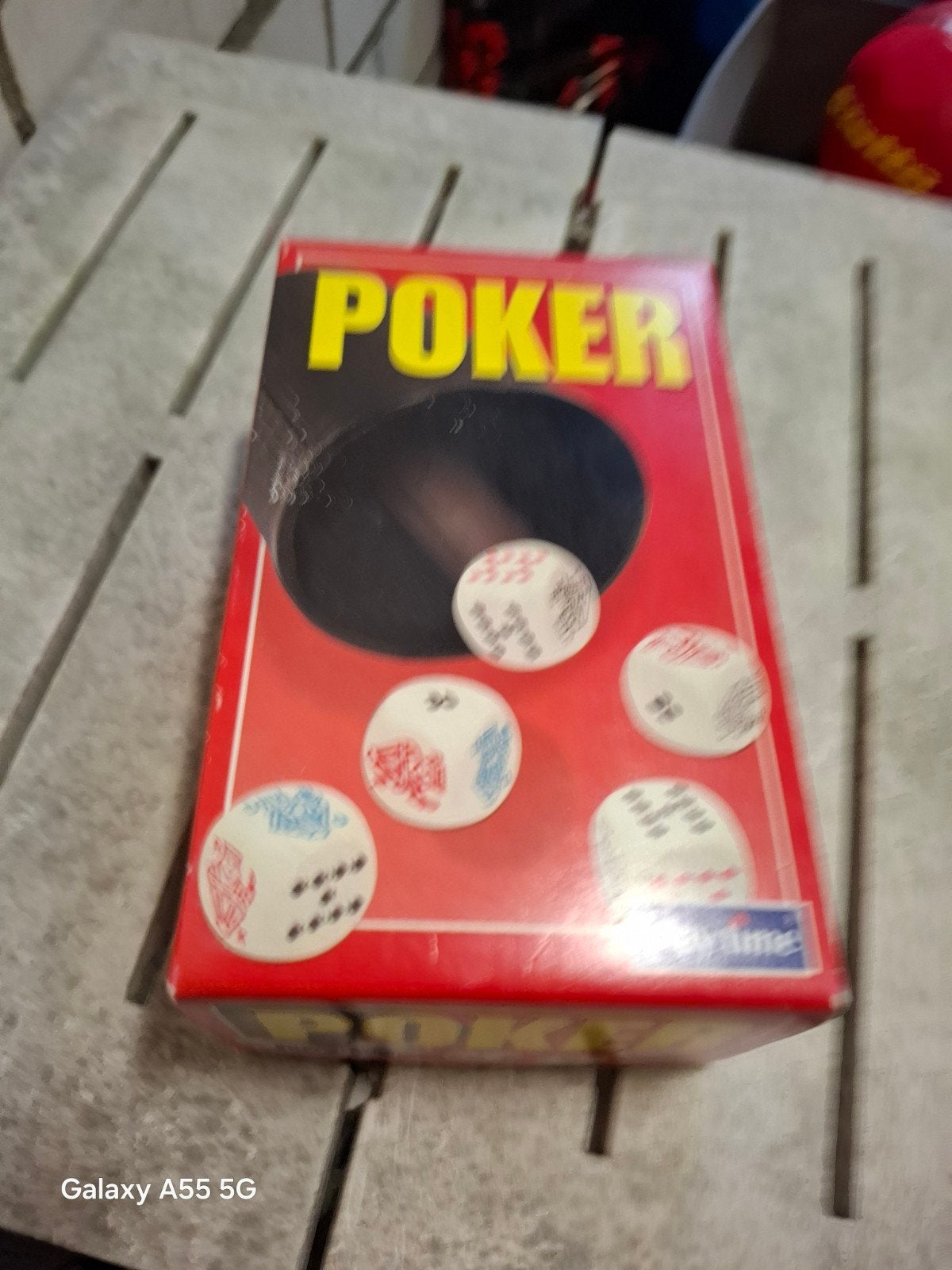 Poker dobbelspel van Play Time, Gebruikt, Onbekend@voorbeeld.com, Vijf spelers of meer, Ophalen of Verzenden