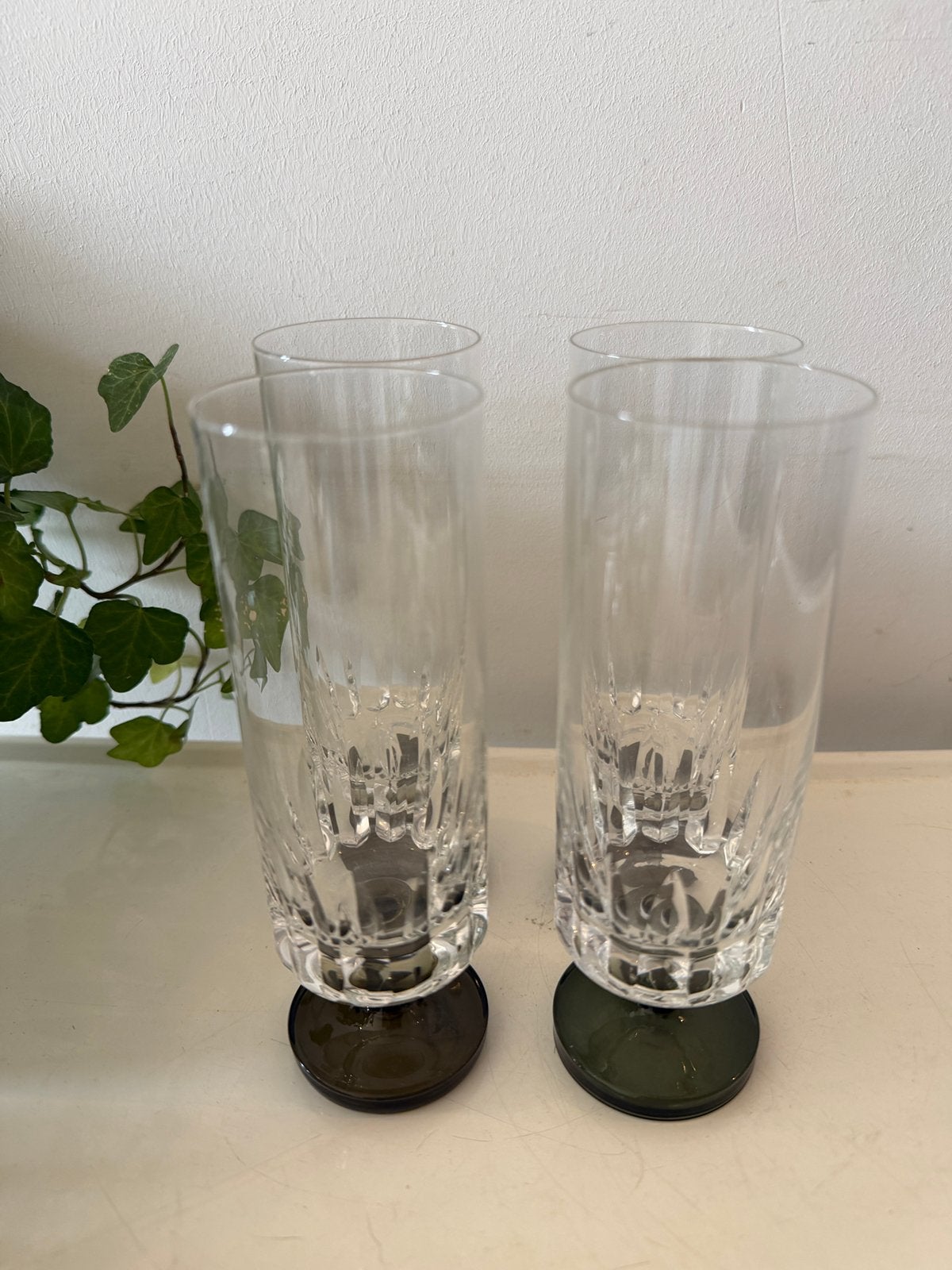 Friedrich Kristall vintage Flutes, Antiek en Kunst, Ophalen of Verzenden