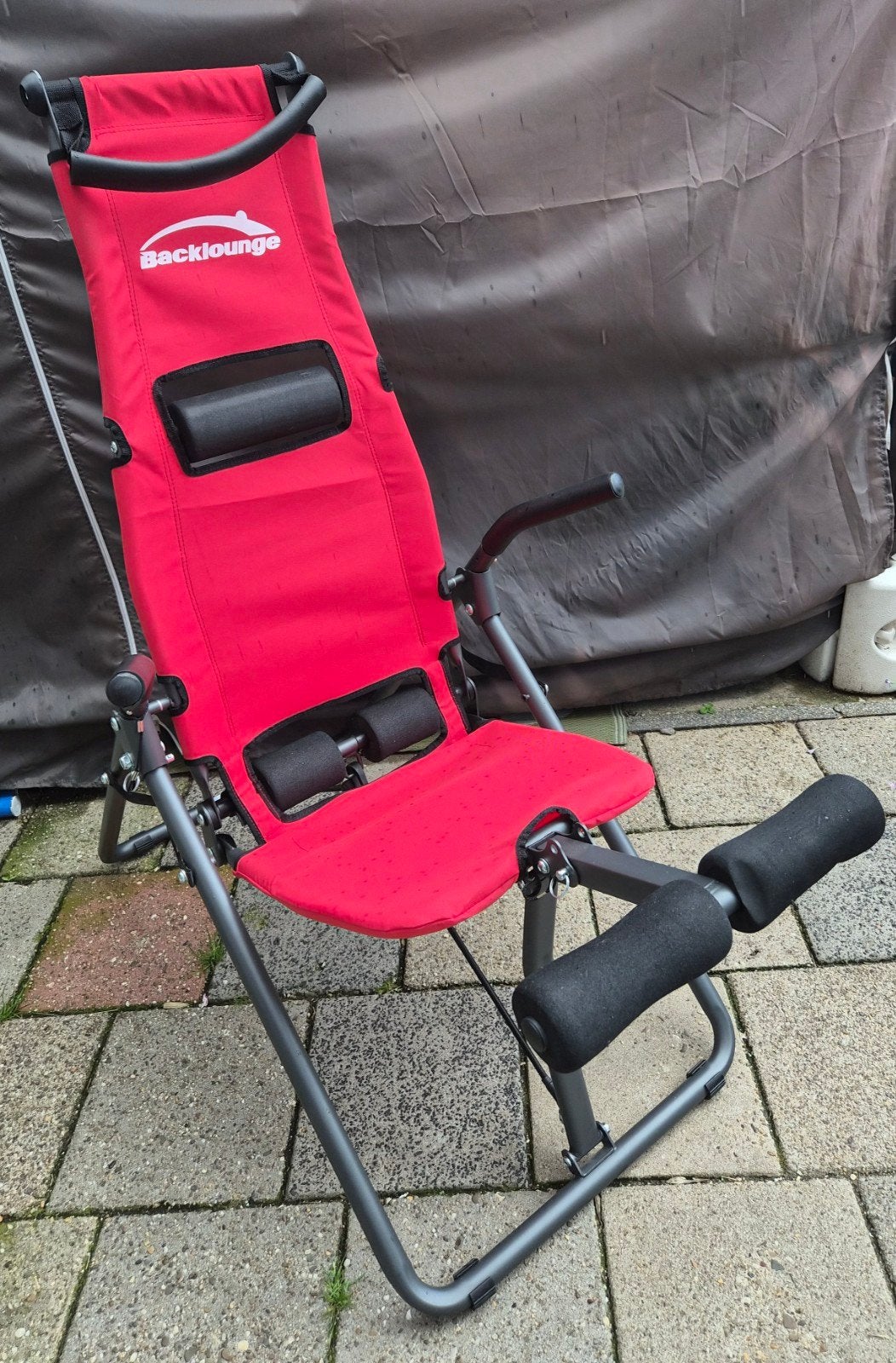 Backlounge bekend van TV, inklapbaar, zie alle foto's, Ophalen, Rug