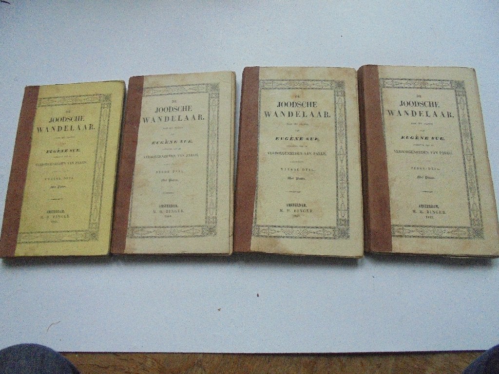 1844 De Joodsche wandelaar Eugène Sue (LBi1-65), Antiek en Kunst, Ophalen of Verzenden
