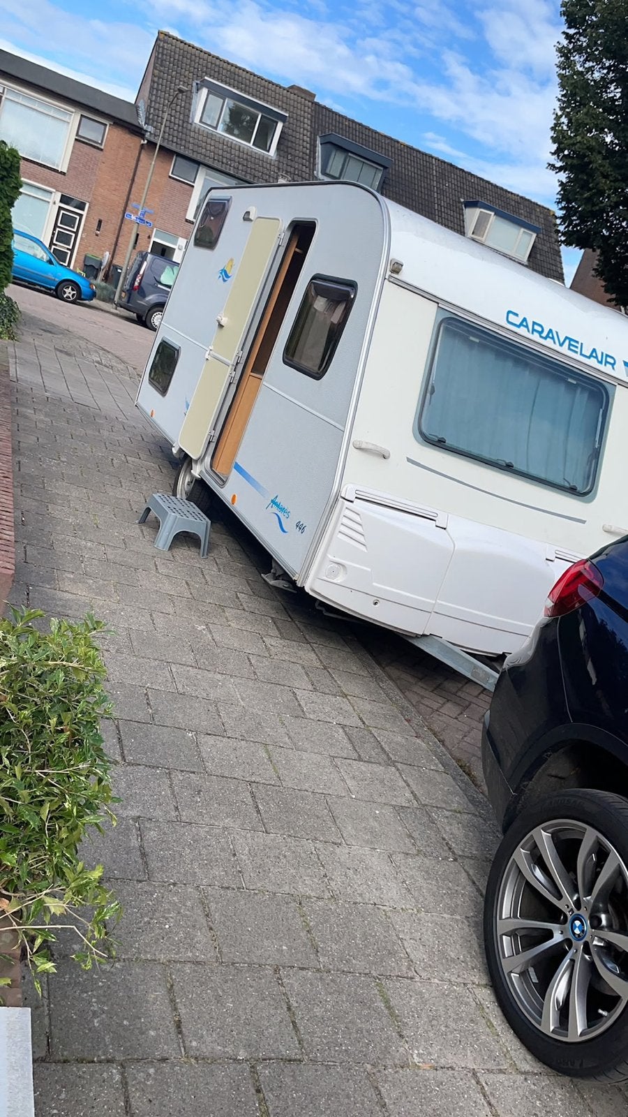 Caravelair Antares 446 met 3 stapelbedden en voortent luifel, Stapelbed, Treinzit, Particulier, Kachel