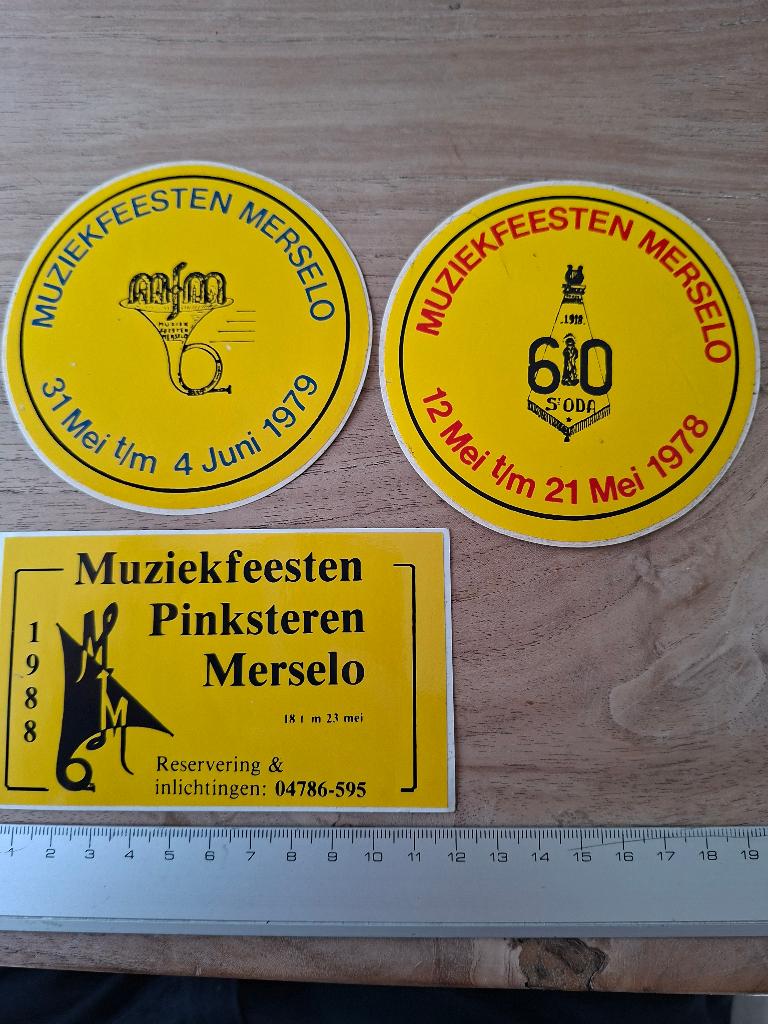 Stickers Merselo, Ophalen of Verzenden, Zo goed als nieuw, Overige typen