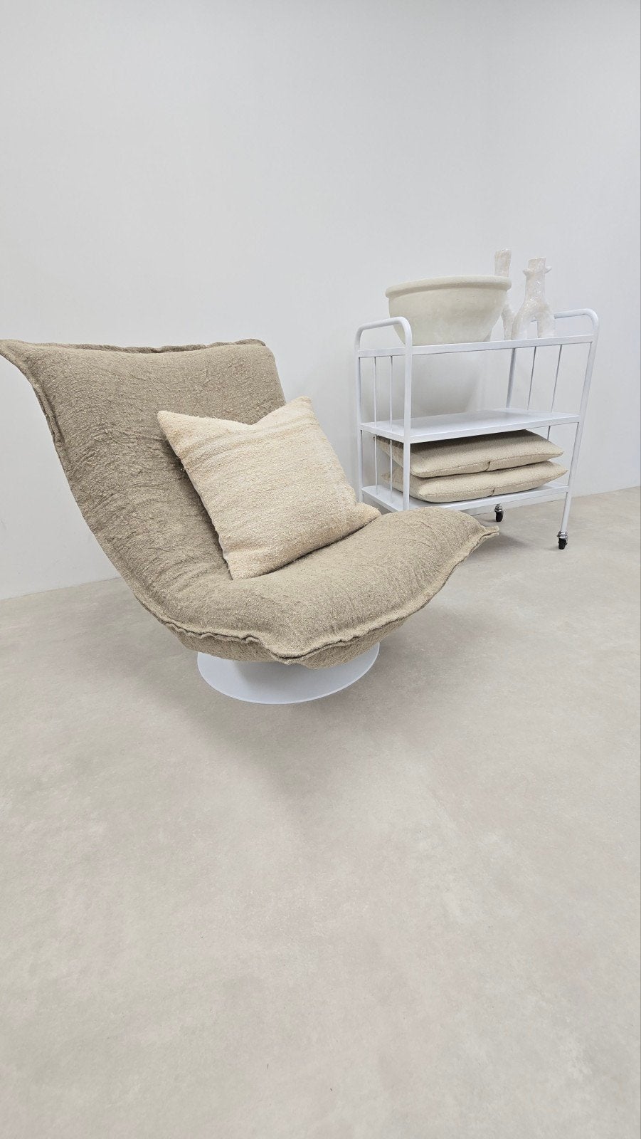 Artifort draaifauteuil - fauteuil F980 - Geoffrey Harcourt, Ophalen, Overige materialen, -, -