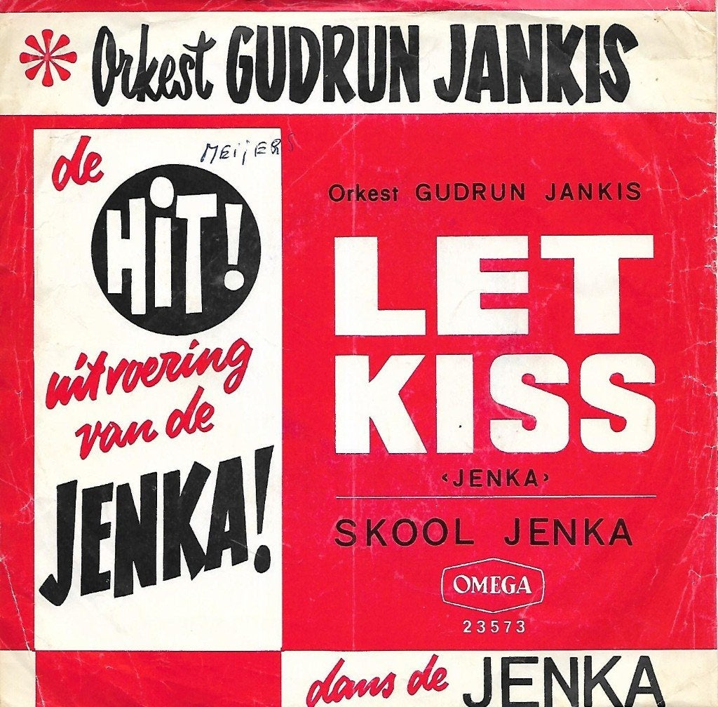 Orkest Gudrun Jankis - Let kiss Jenka, Gebruikt, 7 inch, Single, Pop