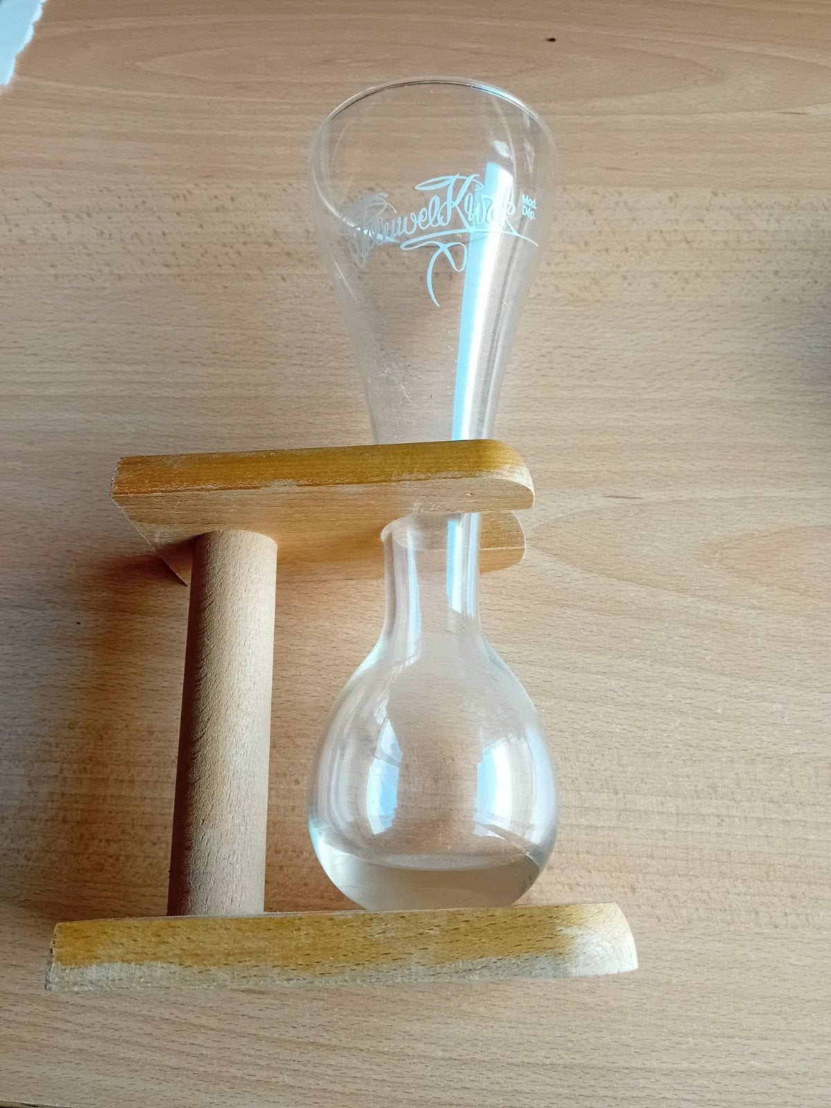pawel kwak glas met houder, Ophalen of Verzenden, Zo goed als nieuw, Glas of Glazen, Overige merken