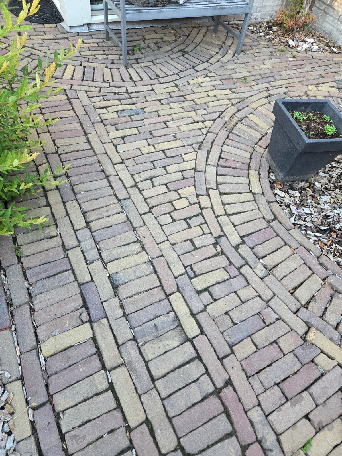 Gebruikte klinkers voor terras of oprit, Ophalen, Gebruikt, Klinkers, 10 m² of meer