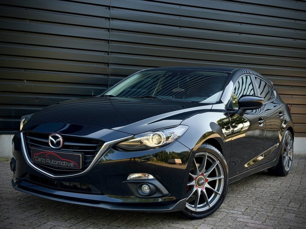 Mazda 3 2.0 TS+ NAVI|BLINDSPOT|STOELVERW|XENON|CLIMA, Auto's, Mazda, Automatische klimaatregeling, Gebruikt, 4 cilinders, Zwart
