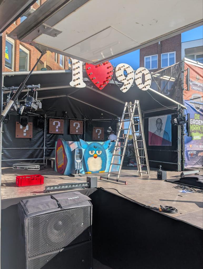 Jaren '90 thema decoratie, Ophalen of Verzenden, Gebruikt, Versiering, Overige