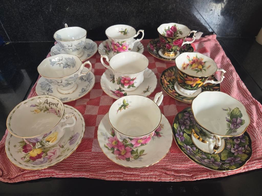 Royal Albert Kop en Schotel - Diverse Designs, Ophalen