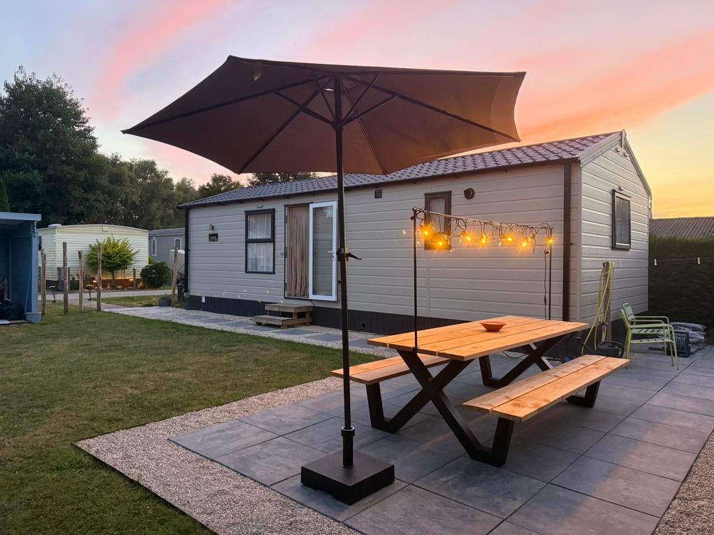Stacaravan 4 persoons (2024) in Zeeland, verhuur mogelijk!, Caravans en Kamperen, Stacaravans, Tot en met 4