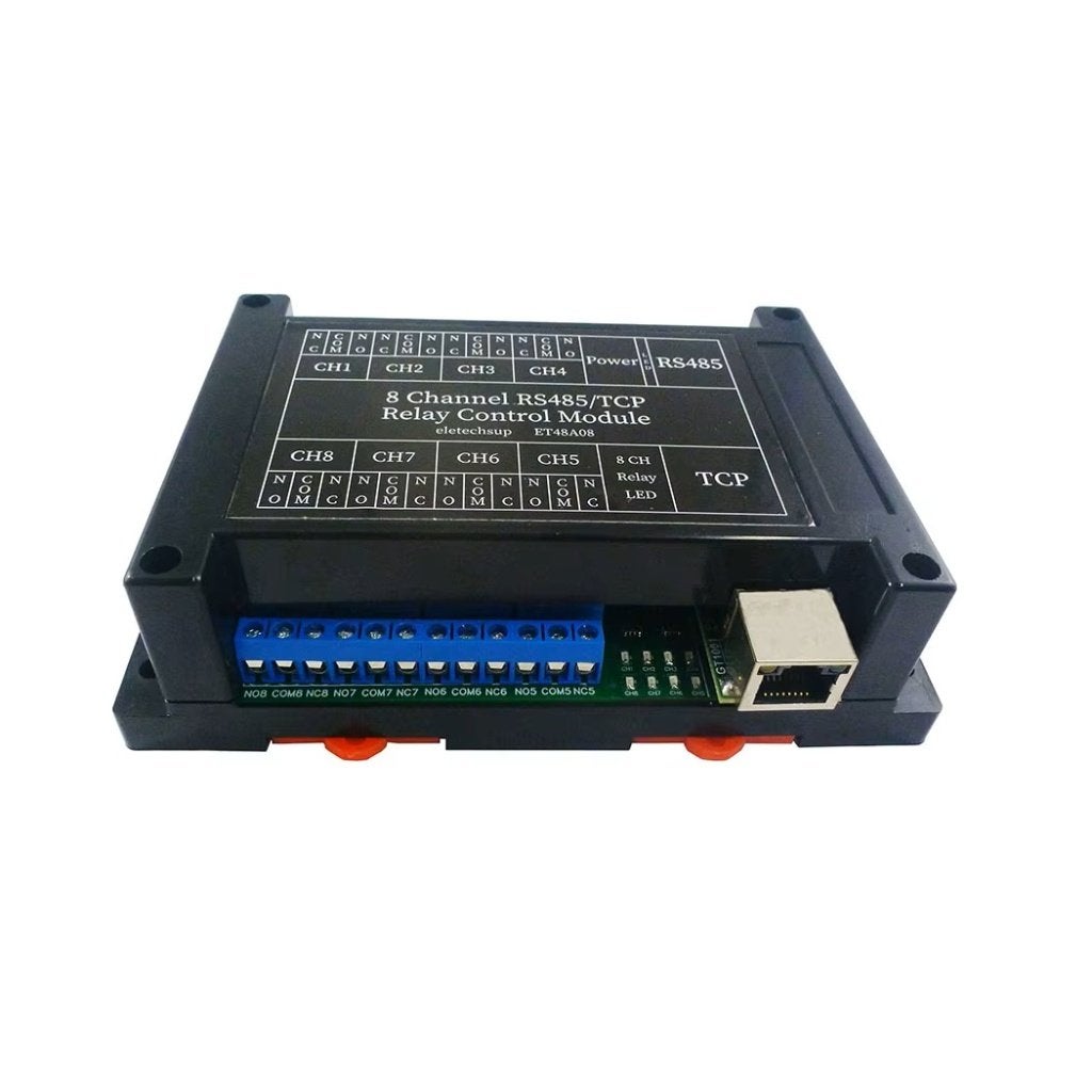 2 IN 1 8Ch EthernetRS485 Relaismodule Modbus, Hobby en Vrije tijd, Verzenden, Nieuw