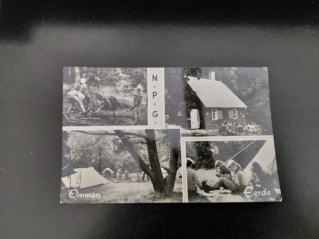 Jeugdherberg, N.P.G. Ommen/ Eerde, fotokaart, gelopen, 1965, Verzenden, 1960 tot 1980, Gelopen, Overijssel