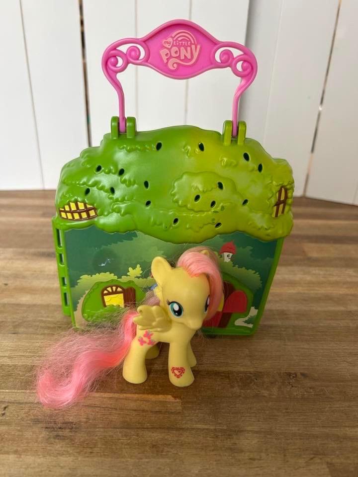 My Little Pony G4 Fluttershy & cottage, Ophalen of Verzenden, Gebruikt