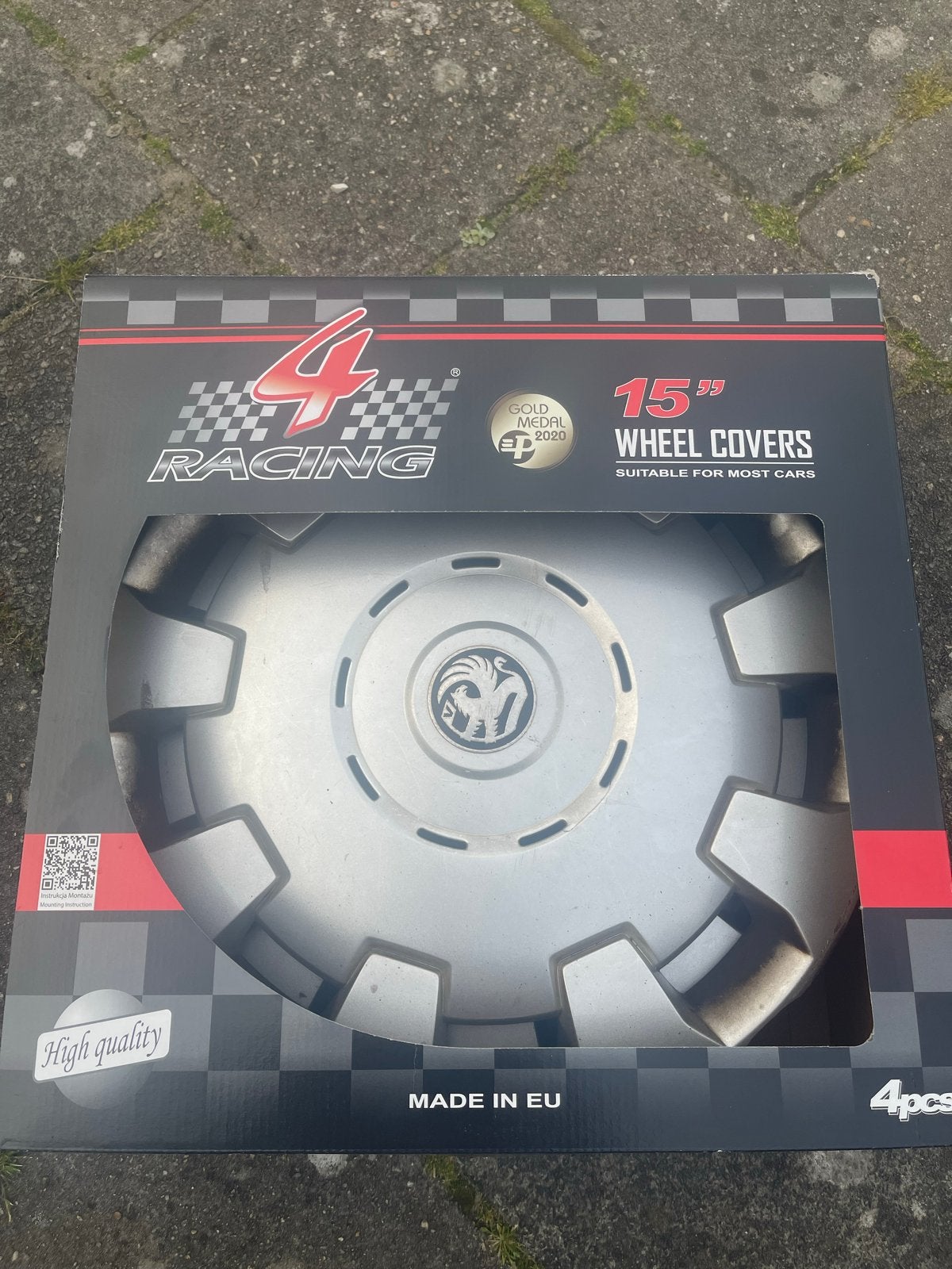 3 Racing 15" wieldoppen - zo goed als nieuw in doos ), Ophalen of Verzenden, Nieuw