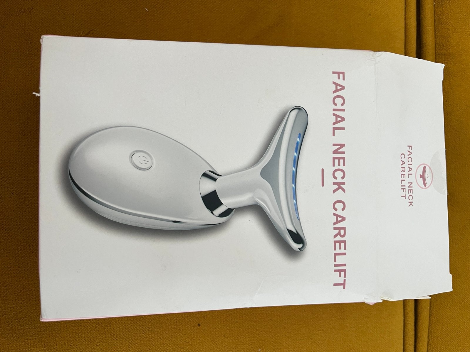 Gezichts- en Neklift Massager met Lichttherapie, Ophalen of Verzenden, Zo goed als nieuw, Gehele gezicht, Verzorging
