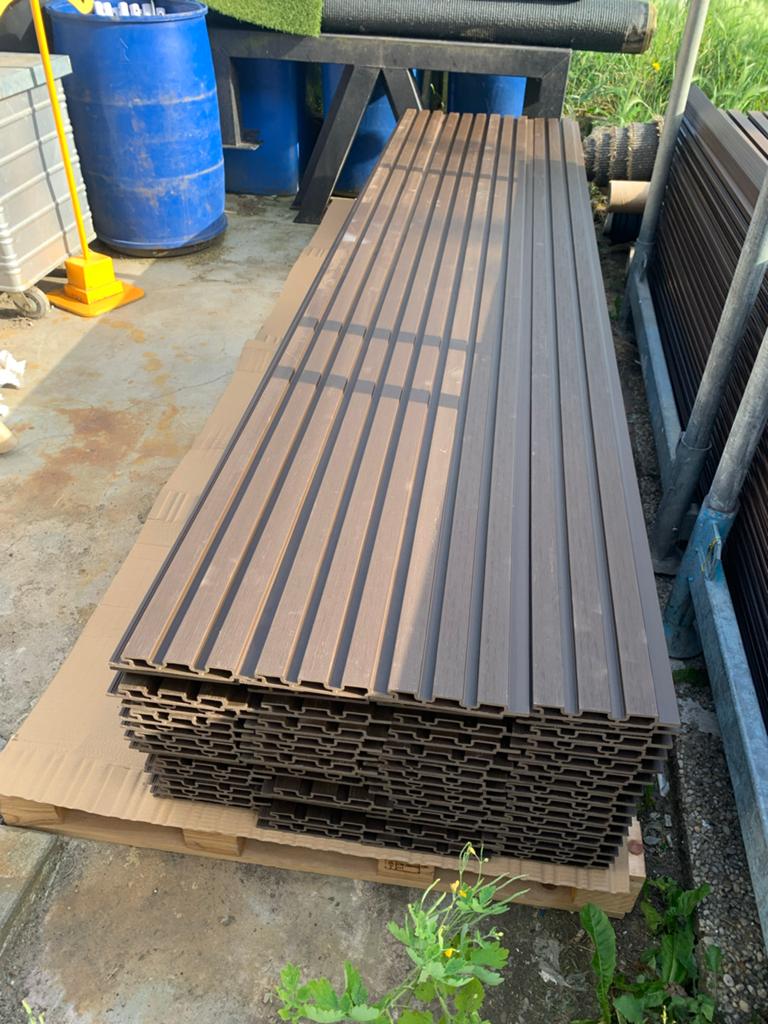 Composiet gevel plank (Brown) gevelbekleding, Doe-het-zelf en Verbouw, Hout en Planken, Ophalen, Minder dan 25 mm, Nieuw, Plank