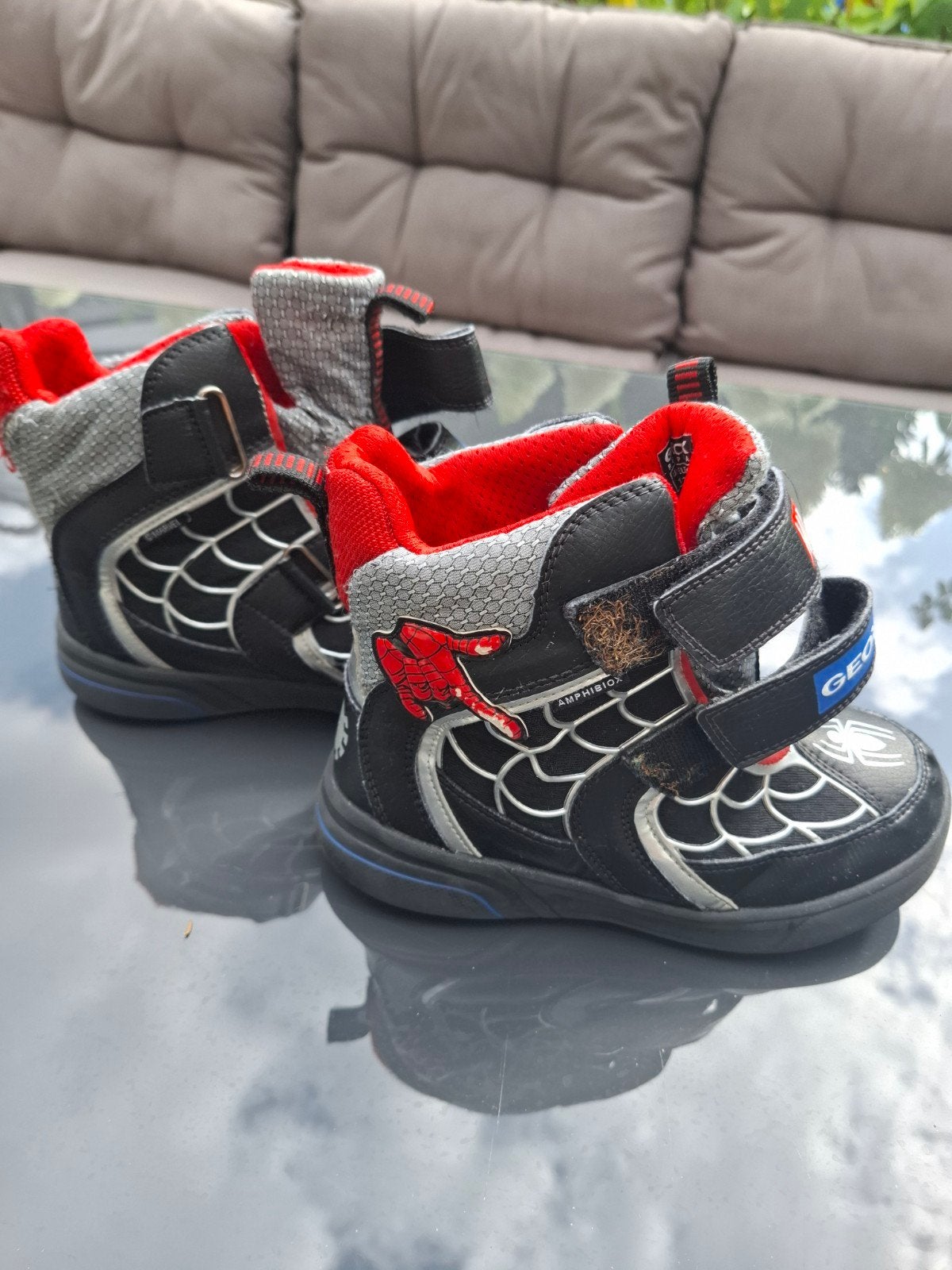 Geox Marvel Spiderman schoenen maat 33, Gebruikt, Schoenen, Ophalen of Verzenden, Jongen