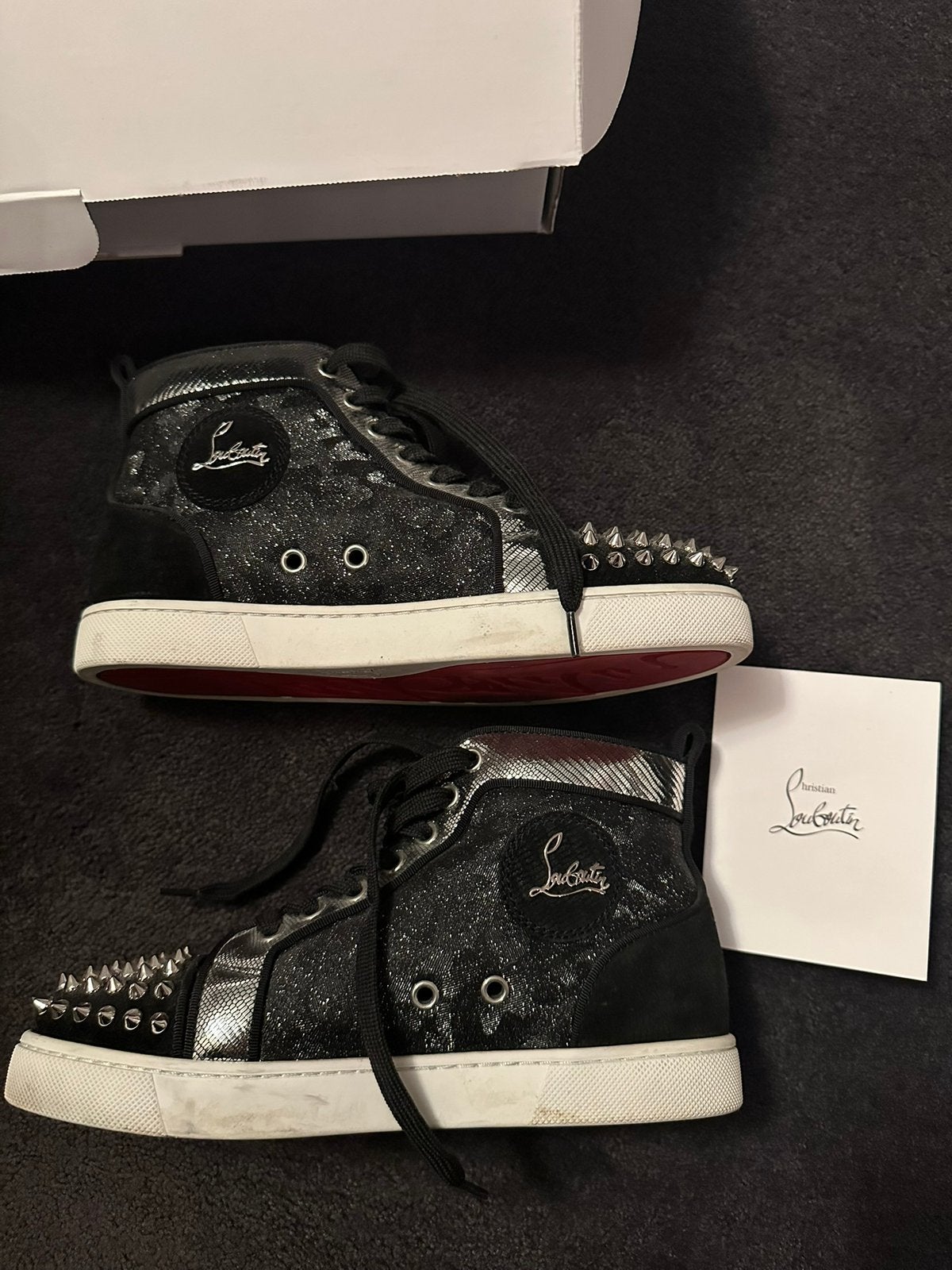 Louboutin spikes sneakers, Kleding | Dames, Schoenen, Ophalen of Verzenden, Zo goed als nieuw