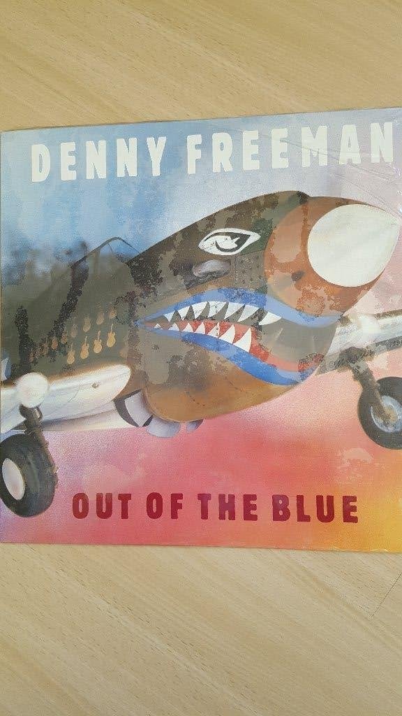 Denny Freeman Out of the Blue LP(Jimmie Vaughan new zeldzaam, LP, Pop, Geseald, Ophalen of Verzenden