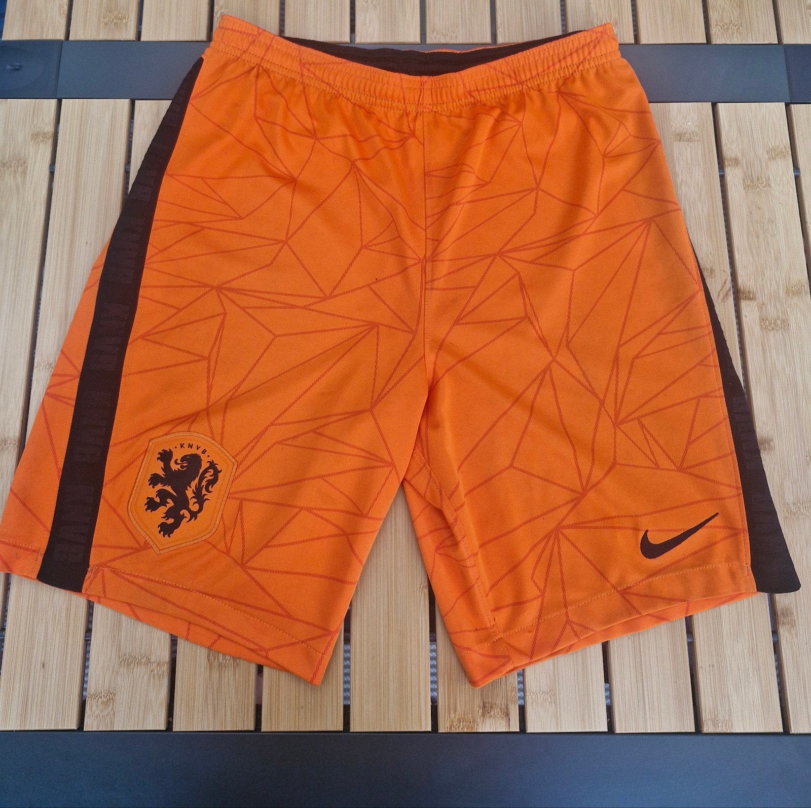 Nike KNVB Oranje voetbalbroekje - Maat 158-170 cm, Kinderen en Baby's, Kinderkleding | Overige, Ophalen of Verzenden, Gebruikt