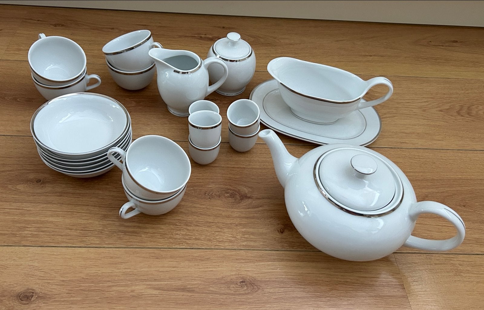 Alt Regensburg Silverline Porseleinen Servies Set, Ophalen of Verzenden