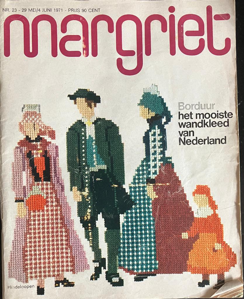 Exemplaar weekblad Margriet uit mei/juni 1971, Ophalen of Verzenden, Gelezen, Damesbladen