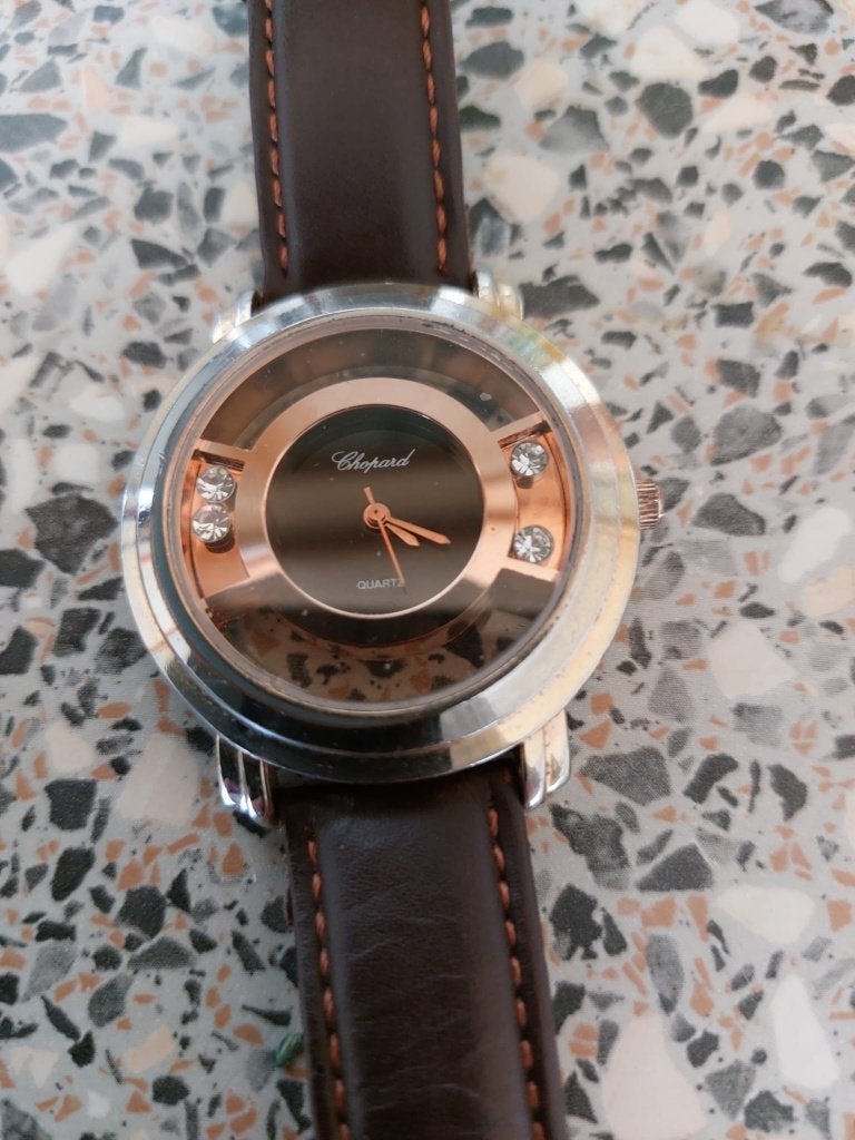 dames horloge chopard, Staal, Polshorloge, Ophalen, Overige merken