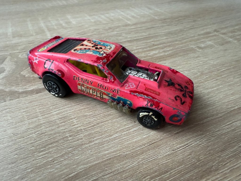 Roze Matchbox 1972 Speed Kings, Ophalen of Verzenden, Gebruikt, Auto